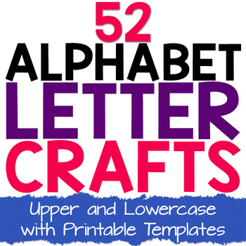 Preschool Alphabet Book - 52 Alphabet Letter Crafts for Kids | TpT