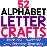 Preschool Alphabet Book - 52 Alphabet Letter Crafts for Kids