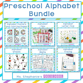 Preview of Preschool Alphabet Bundle