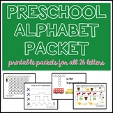Preschool Alphabet Packet