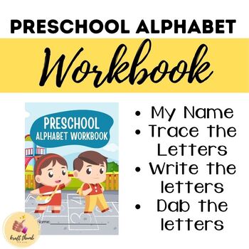 Preview of Preschool Alphabet Workbook