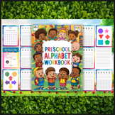 Preschool Alphabet Workbook | PreK & K Worksheets