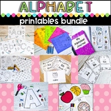 Preschool Alphabet Worksheet: Letter Printables Bundle