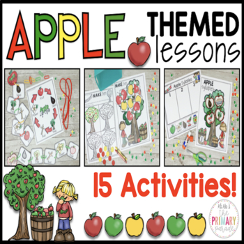 Preview of Preschool Apple Activities