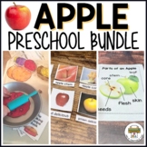 Preschool Apple Activities and Dramatic Play Bundle