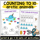 Arctic Animals Math Preschool Activities