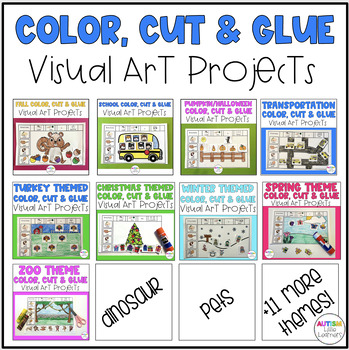 Preview of Visual Art Projects (Level 2) - For Preschool Autism & Special Education