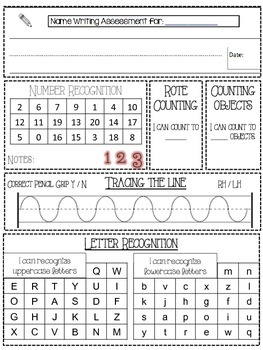 Preview of Preschool Assessment