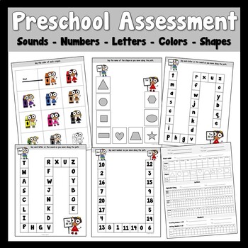 Preschool Assessment by Teacher's Take-Out | TPT