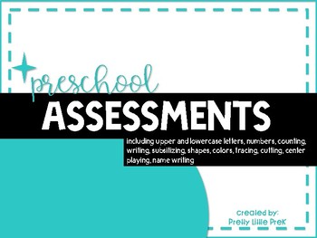 Preview of Preschool Assessment