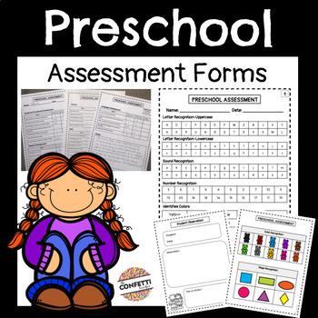 Preview of Preschool Assessment Forms