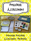 Preschool Assessment Materials Pack