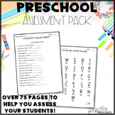Preschool Assessment Pack and Conference Checklist Back to School