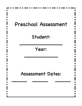 Preview of Preschool Assessment Packet