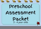 Preschool Assessment Packet (3-Year-Olds): Insightful Eval