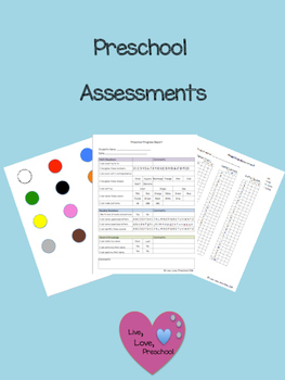 Preschool Assessments by Live Love Preschool | TPT