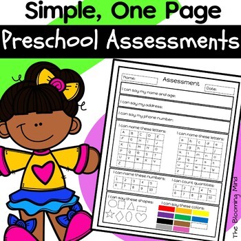 Preview of Preschool Assessments