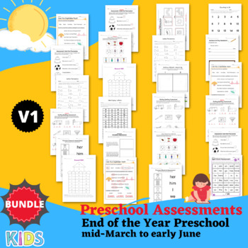 Preview of Preschool Assessments: End of the Year Preschool (mid-March to early June)® Vol1