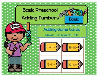 Preview of Preschool Basic Math Adding Skills