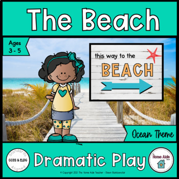 Preview of Preschool Beach Theme Dramatic Play