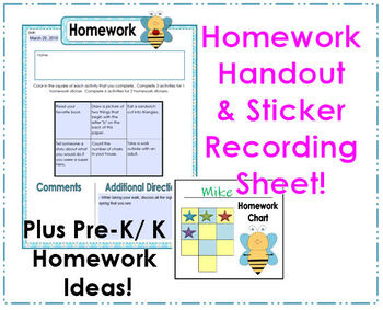Homework Chart Ideas