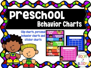 Preschool Behavior Chart By Room 2 Bloom Teachers Pay Teachers