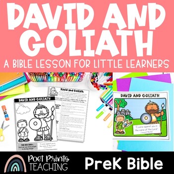 Preschool Bible Lesson | David and Goliath by Poet Prints Teaching
