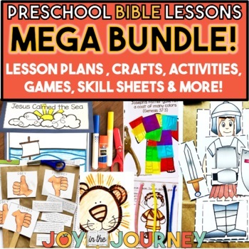 Preview of Preschool Bible Lessons MEGA BUNDLE