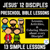 Preschool Bible Lessons on Jesus' 12 Disciples