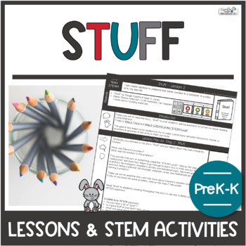 Preview of Preschool Book Companion Lessons and STEM Activity