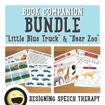 Preview of Preschool Book Companions for Speech and Language BUNDLE
