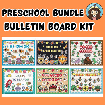 Preview of Preschool Bulletin Board Bundle, Preschool Bulletin Board and Door Decorations!