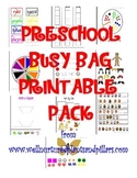 Preschool Busy Bag Printable Pack