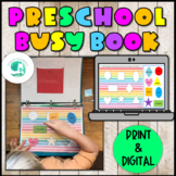 Preschool Busy Book Activities | DIGITAL and PRINTABLE