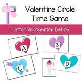 Preschool CIRCLE TIME GAME Valentine - Hide & Seek Letter 