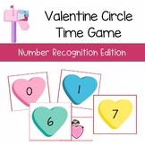 Preschool CIRCLE TIME GAME Valentine - Hide & Seek Number 