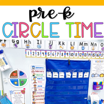 Preview of Pre-K Circle Time Board and Songs