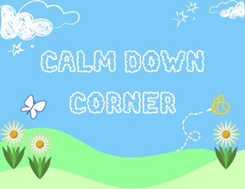 Preview of Preschool Calm Down Corner Posters