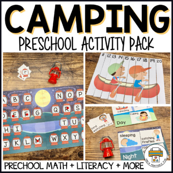 Preview of Preschool Camping Activities