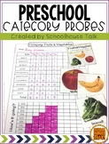 Preschool Category Probes for Vocabulary Concepts