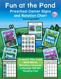 Preschool Center Rotation Chart