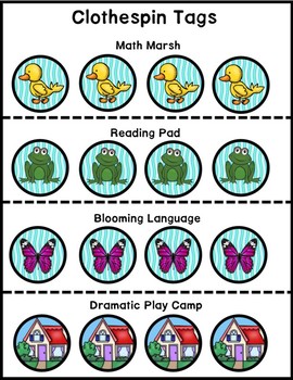 Center Rotation Chart For Preschool