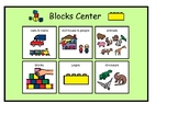 Preschool Center Visuals - Use with Play-Based Curriculum