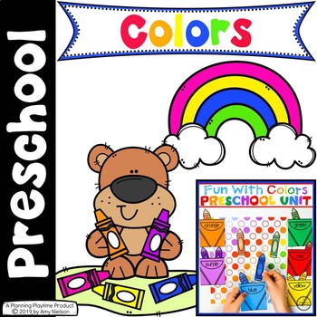 Preview of Preschool Centers - Color Theme