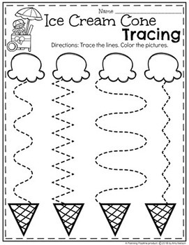 Preschool Centers - Ice Cream Theme by Planning Playtime | TpT
