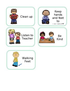 Preview of Preschool / Child Care Classroom Rules