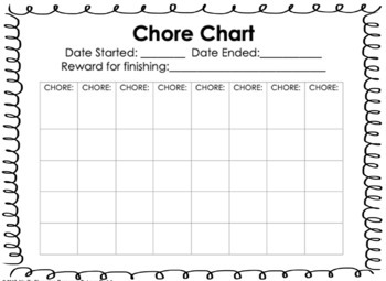 23 FREE Chore Chart Templates for Kids ᐅ TemplateLab