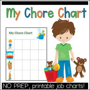 Preview of Preschool or Kindergarten Chore Chart