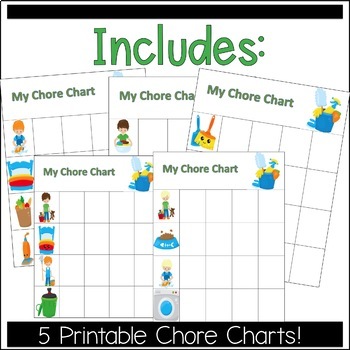 Kindergarten Chore Chart