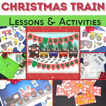 Preview of Preschool Christmas Activities | Lesson Plans | Christmas Centers | Train Theme
